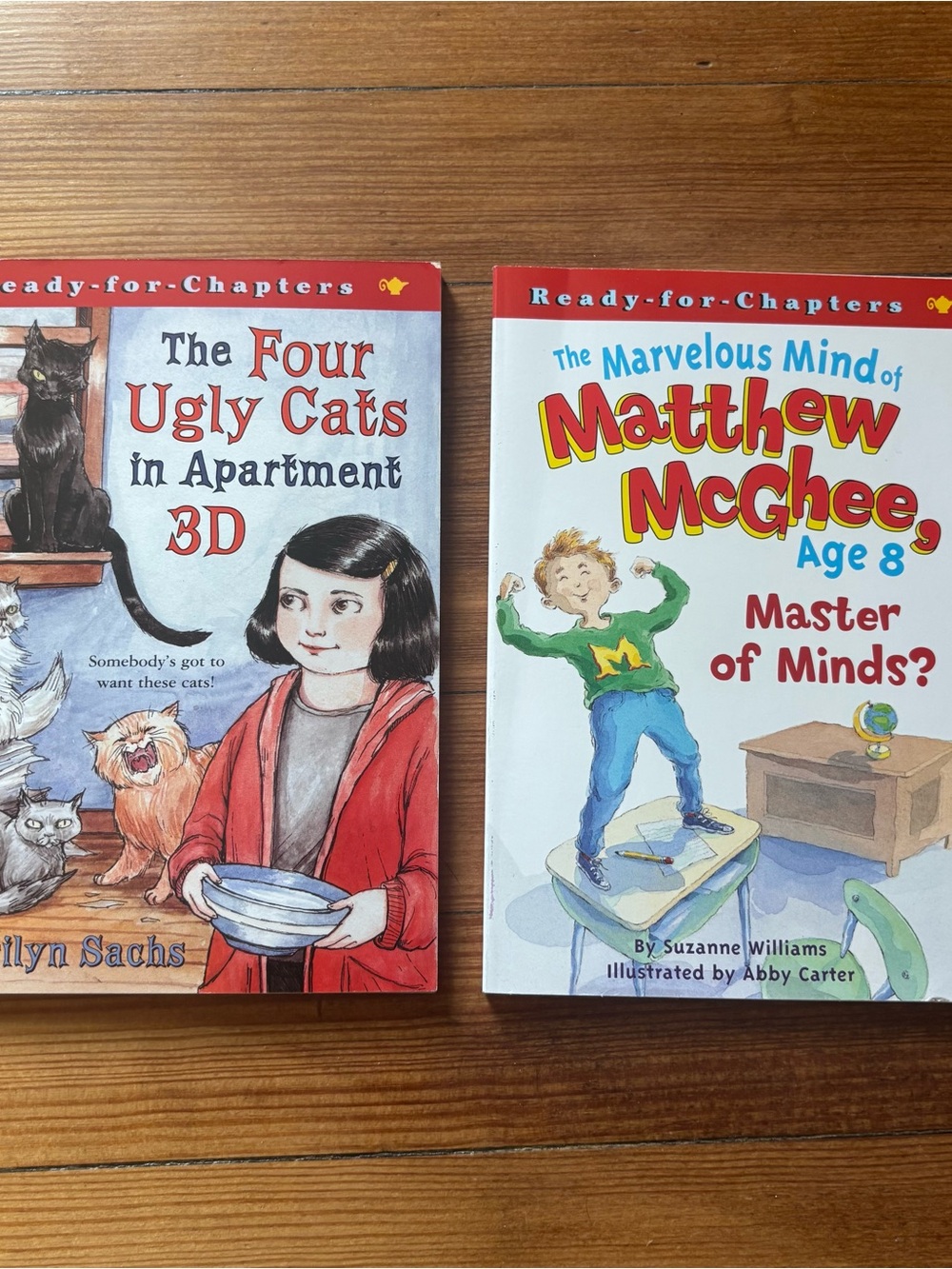 Lot of 2 Ready For Chapters Early Reader Books
